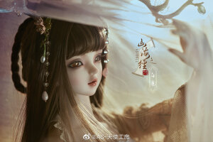 ［白鹿］古风美人 SD娃娃 BJD 玩具 人偶 壁纸 萌物