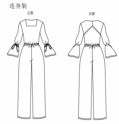 服装款式图