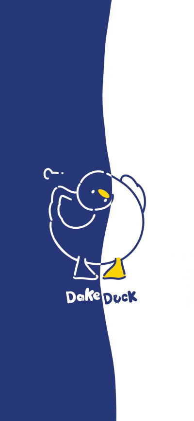 可爱鸭子聊天背景图