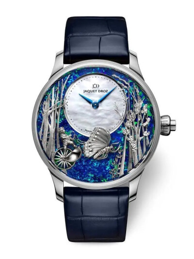 雅克德罗(Jaquet Droz)2020新款 自动玩偶系列J032534273
限量生产1枚，表盘中添加了名贵的欧泊石。每一款的定价都超过150万元，即便如此，这样的孤品恐怕早已售出。