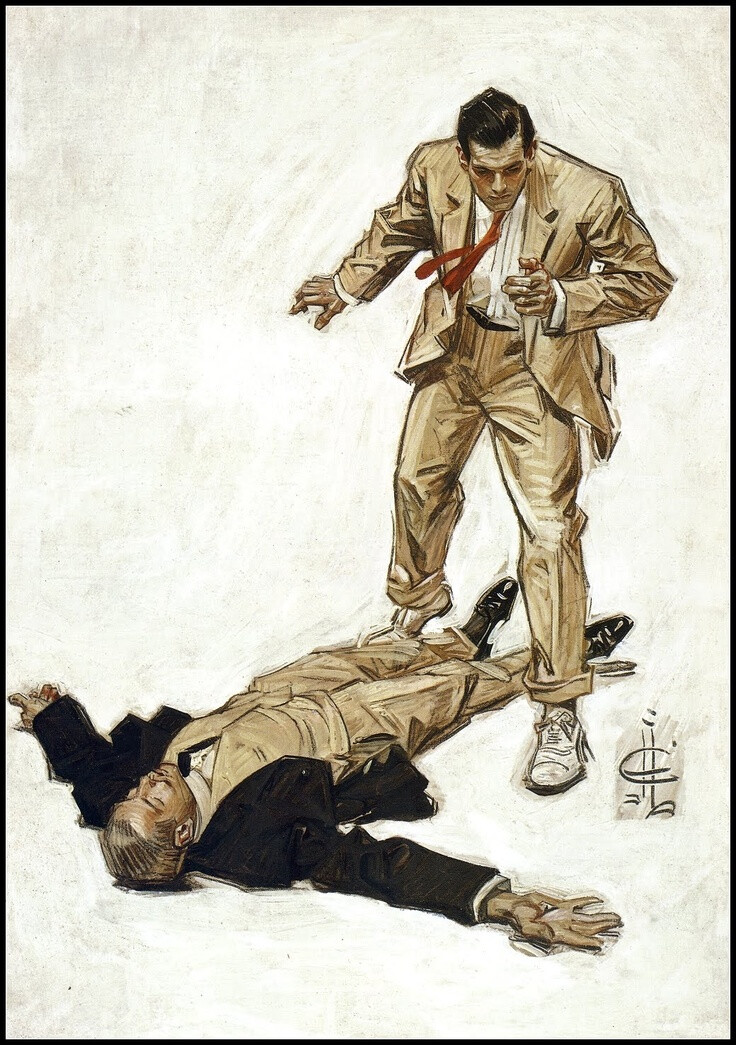 J.C.Leyendecker（J.C.莱恩德克）Voice in the Rice