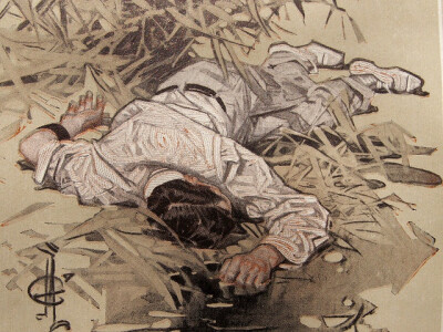 J.C.Leyendecker（J.C.莱恩德克）Voice in the Rice