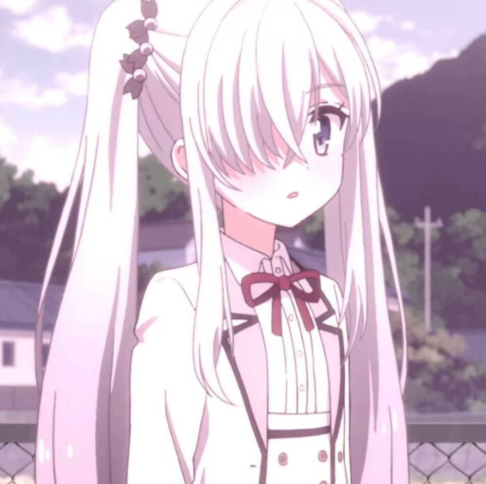 动漫女生头像粉嫩嫩