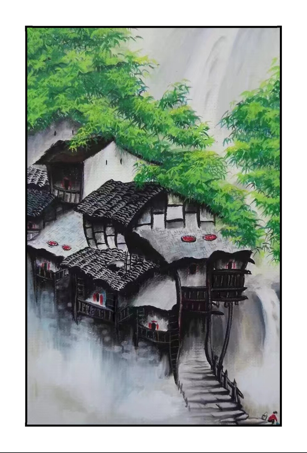 水粉画