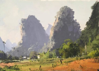 油画风景