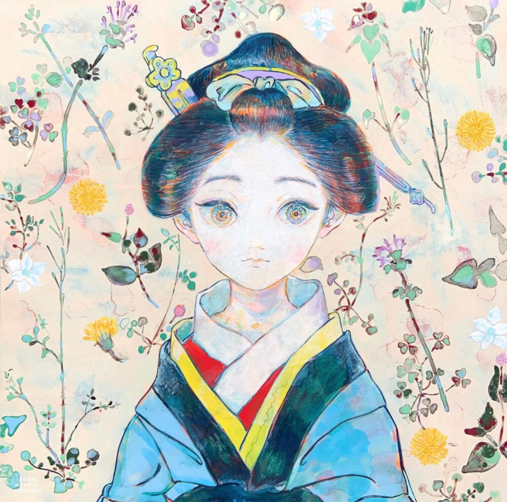 依旧是来自日本插画师巻田はるか 的少女插画​，我真的太爱了
大大有微博！@巻田遥-MakitaHaruka
Ins:Makita Haruka ​