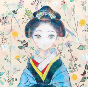 日本插画师巻田はるか- 堆糖