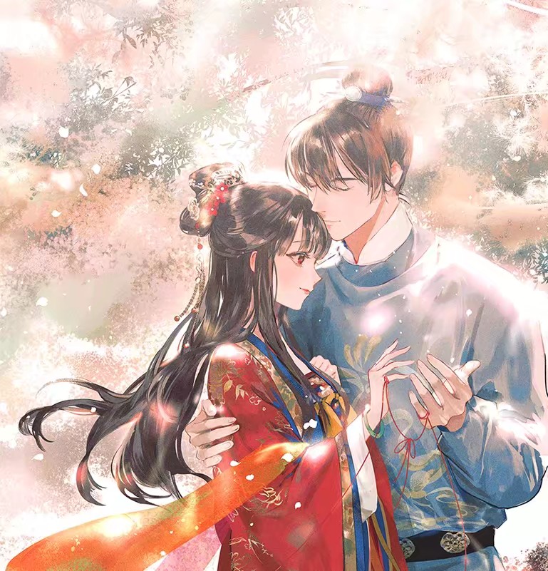 古风插画收集# 「红线」 画师:say hana