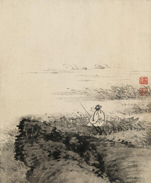 明 石涛

【我之为我，自有我在】石涛：古之须眉不能安在我之面目；古之肺腑，不安入我之腹肠。