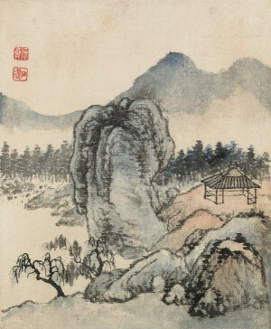 明 石涛

【我之为我，自有我在】石涛：古之须眉不能安在我之面目；古之肺腑，不安入我之腹肠。