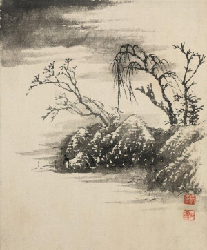 明 石涛

【我之为我，自有我在】石涛：古之须眉不能安在我之面目；古之肺腑，不安入我之腹肠。