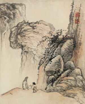 明 石涛

【我之为我，自有我在】石涛：古之须眉不能安在我之面目；古之肺腑，不安入我之腹肠。