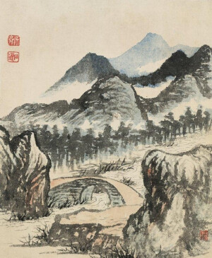 明 石涛

【我之为我，自有我在】石涛：古之须眉不能安在我之面目；古之肺腑，不安入我之腹肠。