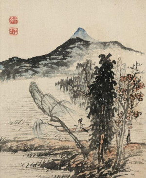 明 石涛

【我之为我，自有我在】石涛：古之须眉不能安在我之面目；古之肺腑，不安入我之腹肠。