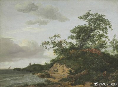 荷兰十七世纪风景画家Jacob van Ruisdael（1628-1692）少年时期就随父亲学习绘画，后来遍游各地，善于描绘森林湖海，以压低地平线的方式突出厚重的云层，使画面气势雄伟，充满悲壮感。他的艺术生涯并不长，在生命的…