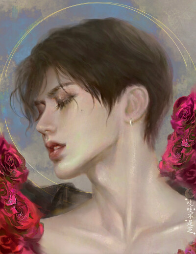 cr:吱吱不是芝
蔡徐坤手绘