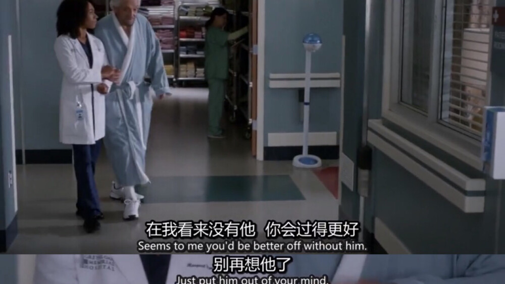 -Just give it a few decades.
-给它几十年吧。
《Grey's Anatomy（实习医生格蕾）》