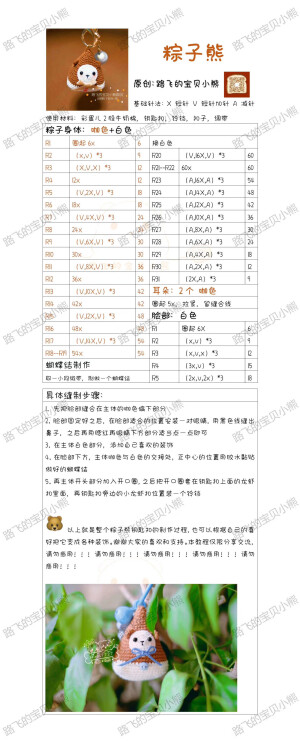 粽子熊图解