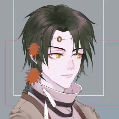 动漫 情头 手绘 情侣