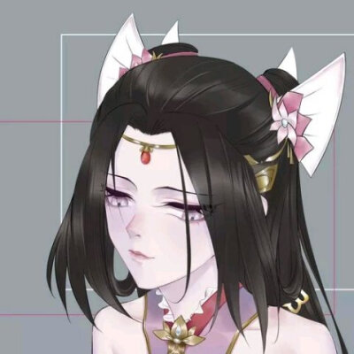 动漫 情头 手绘 情侣