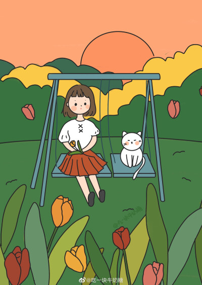 吃一块牛奶糖