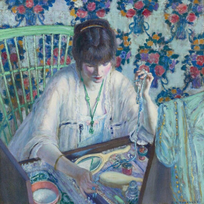 美国印象派画家Frederick Carl Frieseke