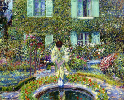 美国印象派画家Frederick Carl Frieseke