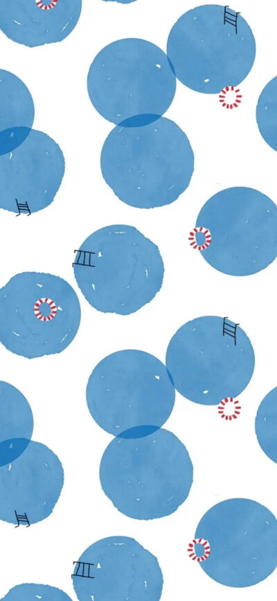 动漫 插画 可爱壁纸 蓝色