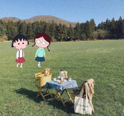 樱桃小丸子背景图｜61朋友圈文案
cr.一只小橘儿