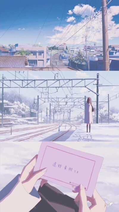 《秒速五厘米》经典日漫·壁纸
2020.5.26.22:39