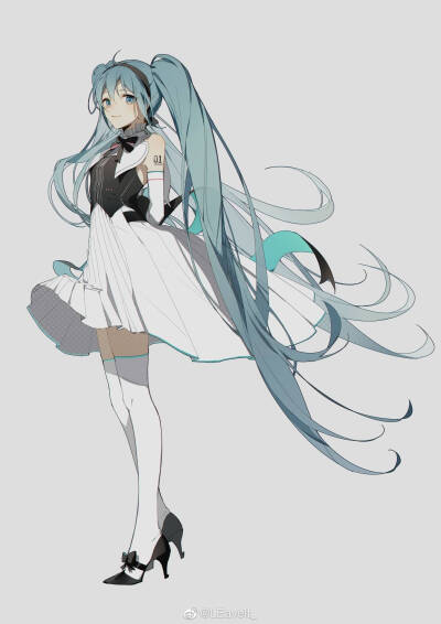 画师：LEavelt_ ​
初音未来 