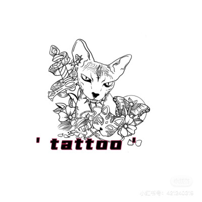 欧美暗黑风tattoo纹身