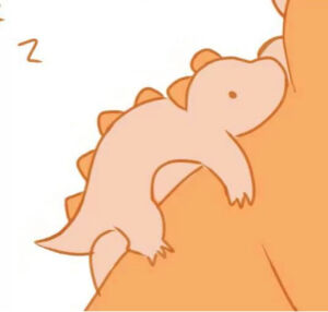 母女头像  小恐龙