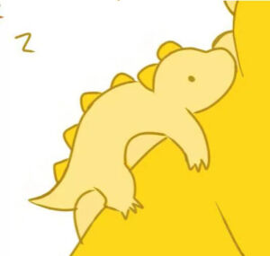 母女头像  小恐龙