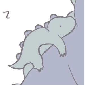 母女头像  小恐龙