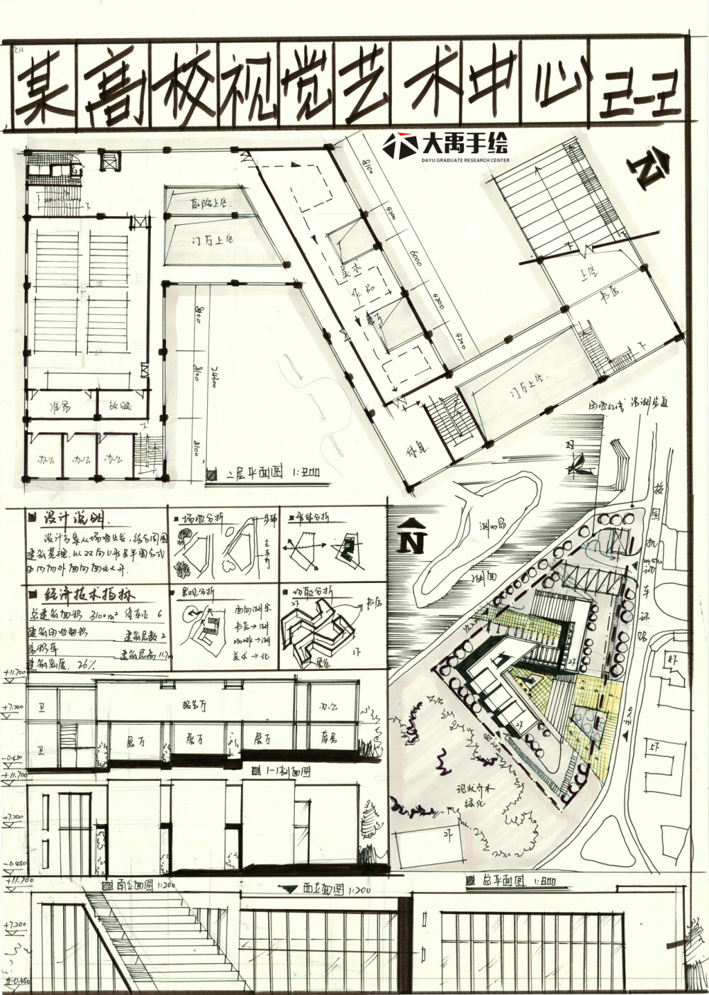 建筑考研 建筑快题