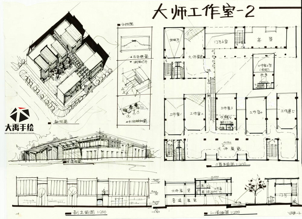 建筑考研 建筑快题