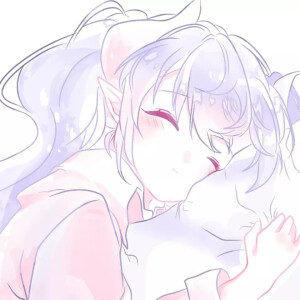 粉色可爱的女生动漫情头