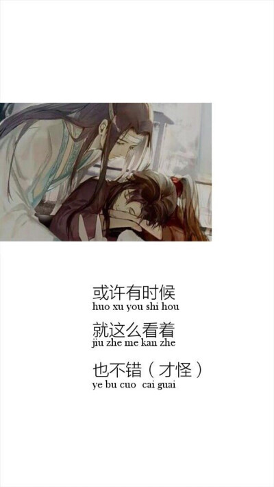 忘羡版 话语精髓