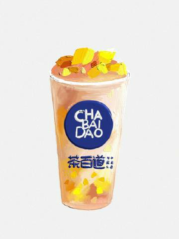 奶茶是大孩子喝的，今天我得喝旺仔牛奶