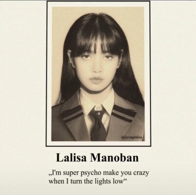 Lalisa Manoban 