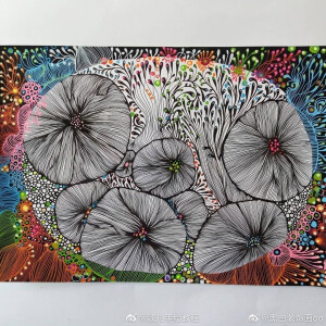 线描装饰画