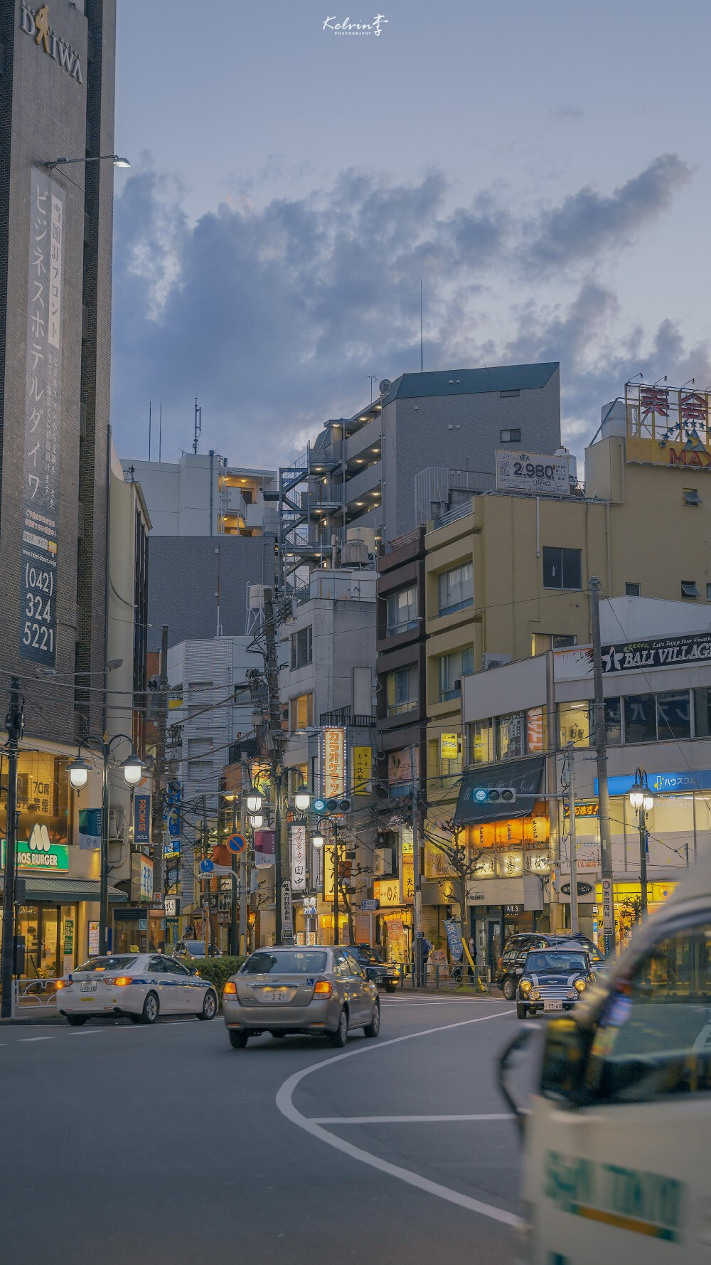夜景 日本 樱 街道