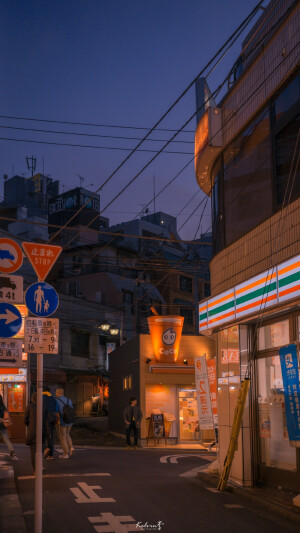 夜景 壁纸 日本 
图源水印