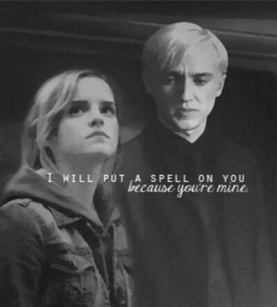 德赫 汤艾
Hermione Granger, Emma Watson; Draco Malfoy, Tom Felton