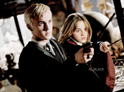 德赫 汤艾
Hermione Granger, Emma Watson; Draco Malfoy, Tom Felton