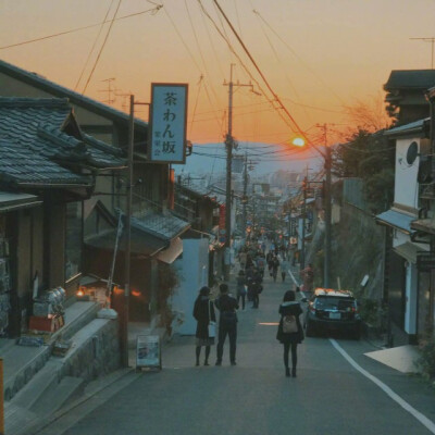 分享‖日系落日背景图