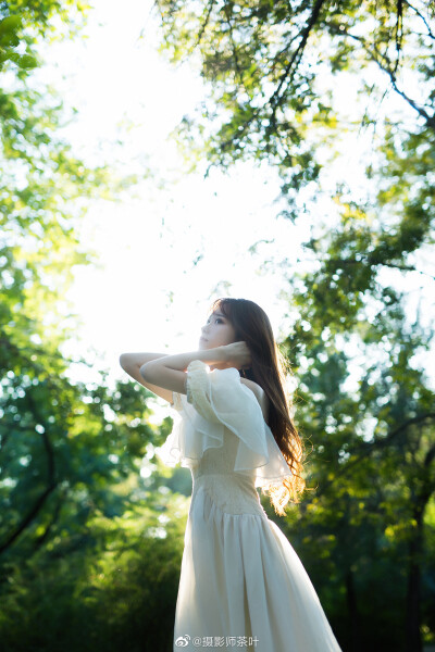 闪光女孩，摄影师茶叶