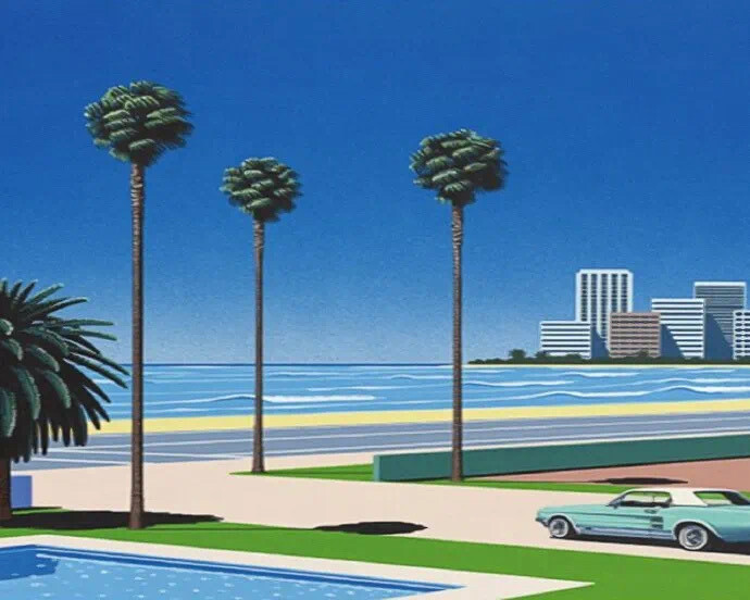 永井博的夏天 by Hiroshi Nagai ​