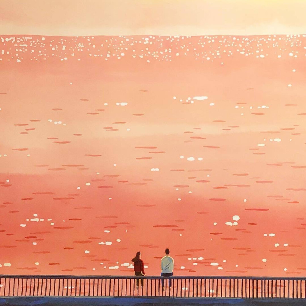 这种简单概括的画风还蛮适合商稿的